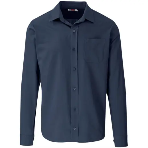 Mens Long Sleeve Kensington Shirt Navy